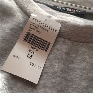 “Cut it out sweater” -Fashionnova